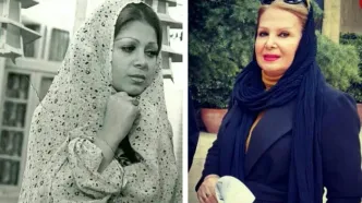 سفر در زمان؛ «پوری بنایی» در کنار «شورانگیز طباطبایی و پسرش»؛ سال 96/ عکس