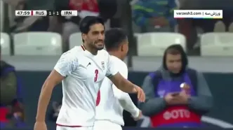 خلاصه بازی تیم ملی ایران ۱ روسیه ۲