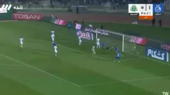 گل دوم استقلال به آلومینیوم توسط الحدادی