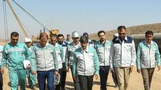 بازدید مدیرعامل گروه فولاد مبارکه از پروژه انتقال آب از دریای عمان/ به‌زودی فولاد با آب دریا تولید می‌شود