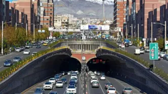 هر دو مسیر تونل توحید امشب مسدود است