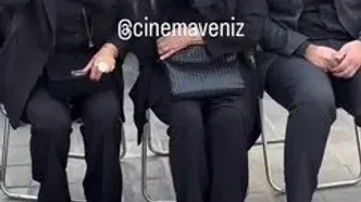 حال و روز خانواده محمد کاسبی در مراسم تشییع این هنرمند + ویدئو