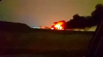 انفجار مخازن سوخت در بصره عراق