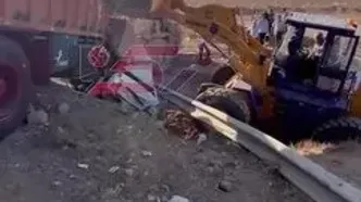 برخورد مرگبار کامیون با مینی‌بوس و پراید در محور دماوند به فیروزکوه / یک کشته و ۶ مجروح برجاگذاشت