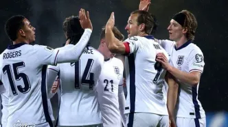 ویدیو| خلاصه بازی لتونی ۰ - انگلیس ۵؛ بریس هری کین/ گزارش انگلیسی