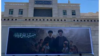 رونمایی از دیوارنگاره جدید سفارت ایران در لبنان
