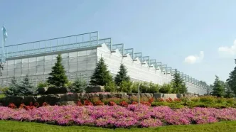 تصاویری از بزرگ‌ترین گلخانه جهان در ایران