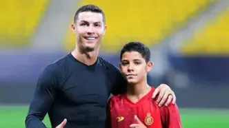 هدیه فوق لاکچری رونالدو به پسرش +عکس