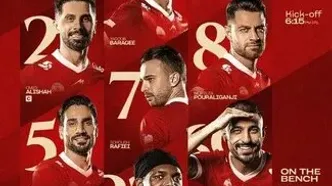 ترکیب پرسپولیس مقابل خیبر خرم‌آباد اعلام شد