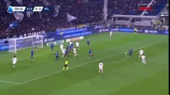 ویدیو: گل اول میلان به آتالانتا توسط ساموئله ریچی