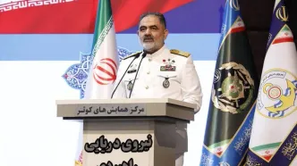 دریادار ایرانی: اجازه دخالت خارجی در دریای خزر را نمی‌دهیم