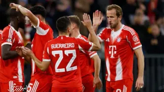 ویدیو| خلاصه بازی بایرن مونیخ ۴ - کلوب بروژ ۰ با گزارش انگلیسی/ هم هری کین گل زد، هم جانشینش!