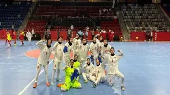 صعود تیم ملی فوتسال دختران ایران به نیمه نهایی