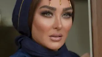 الهام حمیدی با لباس شب جذاب/ عکس