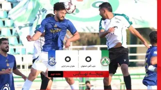 خلاصه بازی ذوب آهن 0 - ملوان 0 + ویدئو