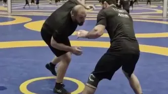 ببینید؛ سورپرایز هواداران کشتی: مبارزه امیرحسین زارع و قاسمپور!