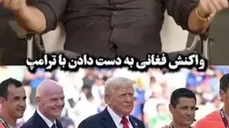فغانی درباره دست دادن با ترامپ توضیح داد+ویدئو