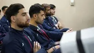 بازیکنان تیم ملی در کلاس درس امیر قلعه‌نویی