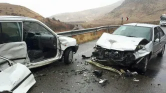 تصادف مرگبار در کرمانشاه؛ ۴ کشته و یک زخمی
