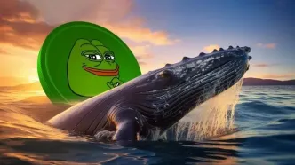 سقوط شدید PEPE تا کف مارس ۲۰۲۴؛ خرید نهنگ‌ها قیمت را بازمی‌گرداند؟