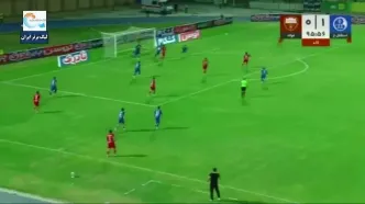 ویدیو: گل اول فولاد به استقلال خوزستان توسط ابوالفضل زاده‌عطار