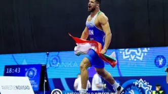 کشتی آزاد زیر ۲۳ سال ایران نایب قهرمان جهان شد/ قهرمانی آمریکا با ۴ طلا