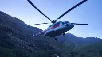 تصویری از شهید بالگرد حادثه دیده در ارتفاعات اشترانکوه