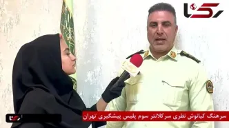 سرهنگ کیانوش نظری: دزدان شب روی مزدا 323 در تهران بازداشت شدند