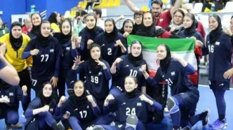 قهرمانی بدون شکست دختران هندبال ایران در بازیهای آسیایی بحرین