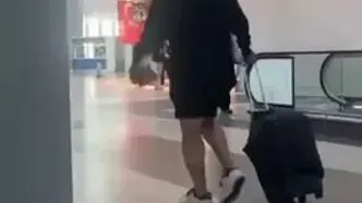 اولین فیلم واضح از پژمان جمشیدی در فرودگاه کانادا