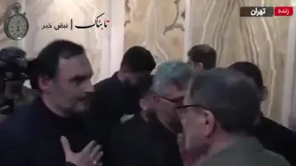 زبان بدن شمخانی پس از حواشی اخیر فیلم عروسی دخترش +فیلم