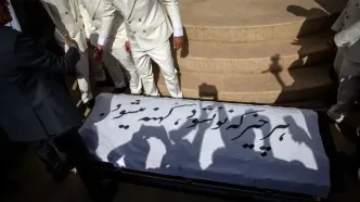 تصاویر؛ مراسم وداع با زنده‌یاد «ناصر تقوایی» با حضور هنرمندان