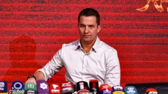 اوسمار تماشاگر ویژه بازی پرسپولیس و تراکتور +عکس