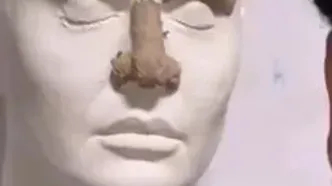 (ویدیو) مراحل ساخت گریم سنگین الناز شاکردوست برای کاراکتر مرد!