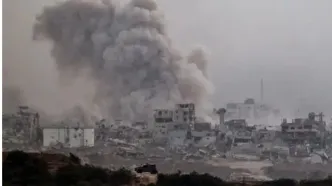 همچنان پس از اعلام توافق آتش بس حملات به غزه ادامه دارد