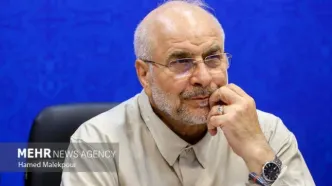 قالیباف بیانیه وزرای خارجه شورای همکاری خلیج فارس واروپا را محکوم کرد