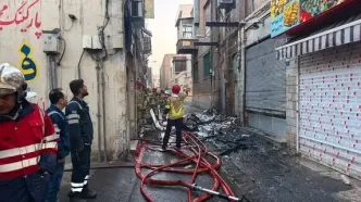 آتش سوزی در منزل مسکونی؛ ۱۰ نفر مصدوم شدند