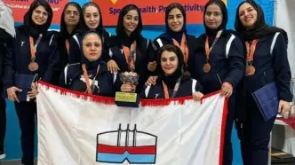 کسب مقام سوم تیمی و ۶ مدال انفرادی
