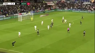 ویدیو: گل سوم منچسترسیتی به سوانسی توسط چرکی