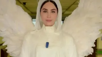 رضا عطاران در کنار فرشته اجل معلق+عکس