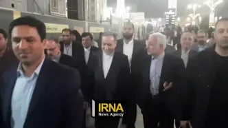 ببینید| عراقچی به زیارت بارگاه منور رضوی مشرف شد