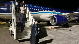 وزیر راه و شهرسازی وارد باکو شد