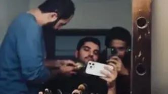 پشت صحنه گریم سینا مهراد در سریال از یادرفته