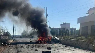 یک خودرو در جنوب لبنان هدف حمله اسرائیل قرار گرفت