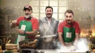 قِرِ ریز جواد هاشمی و رقص تانگوی مهران غفوریان در یک برنامه/ ویدئو