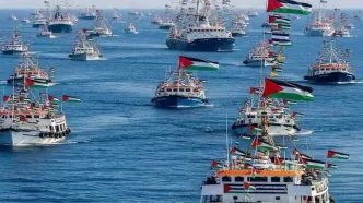 تصرف ۱۳ کشتی ناوگان الصمود توسط اسرائیل