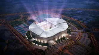 رونمایی از استادیوم معلق در   عربستان سعودی + فیلم