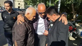 حضور قلعه‌نویی در مراسم تشییع پیشکسوت استقلال