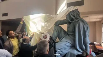سوتی عجیب در ساخت مجسمه وحشی بافقی