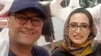 عکس متفاوت از نگار جواهریان و همسرش